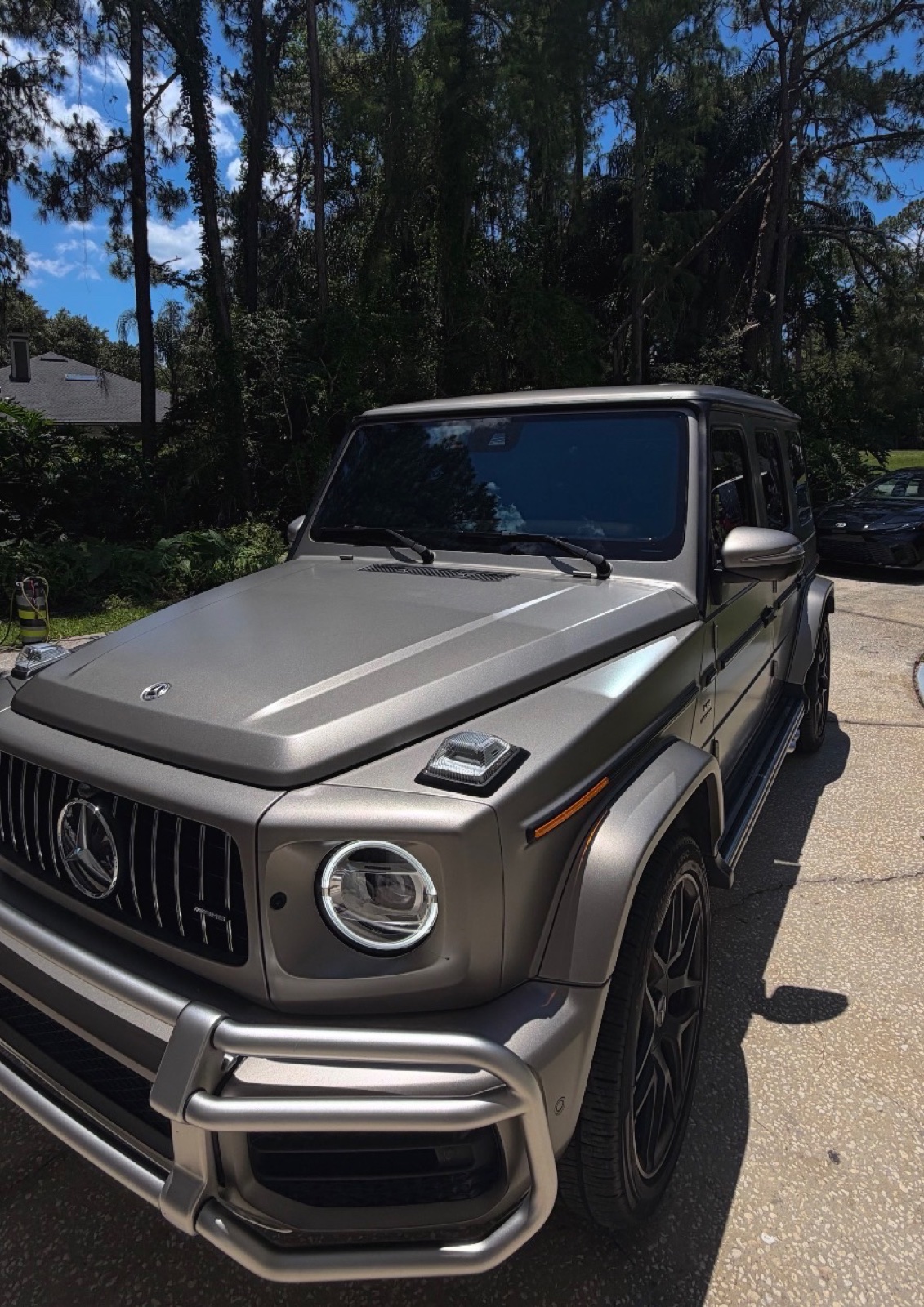 Mercedes-Benz G-Class with dark window tint